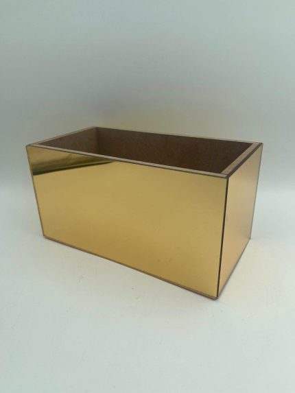 Cutie dreptunghiulara cu oglinda gold 24/12/13