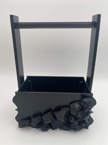 Cutie dreptunghiulara cu bara si carbune,24/12/13/31