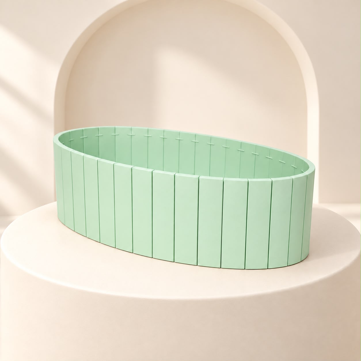 Cos oval,mare