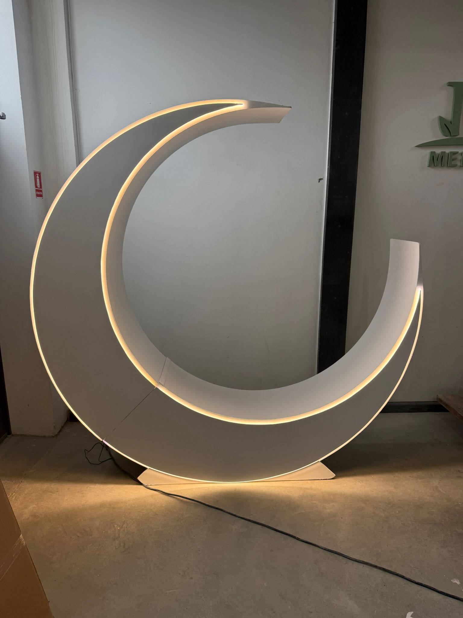 Semiluna dubla cu led