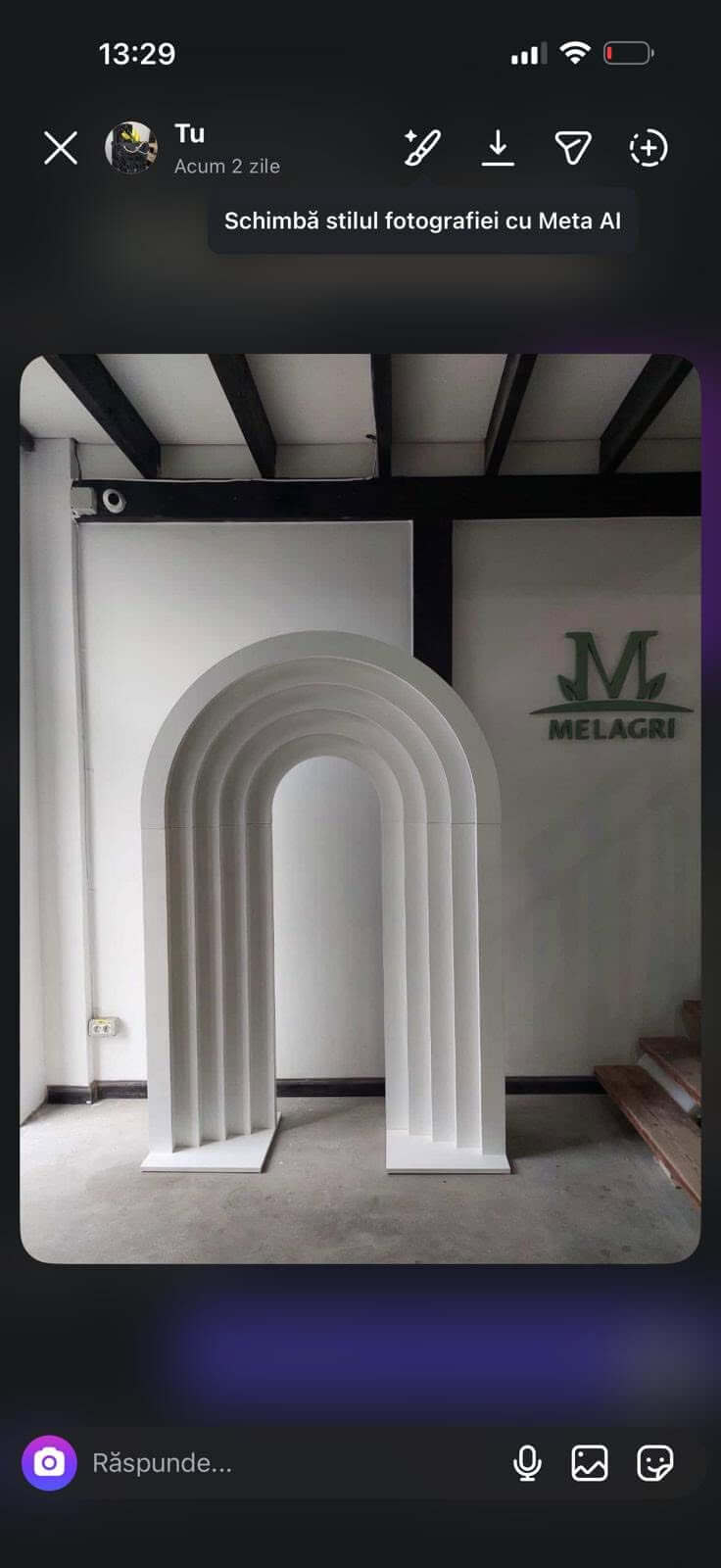 bb Arcada tunel 3 D mdf sau forex - imagine 1