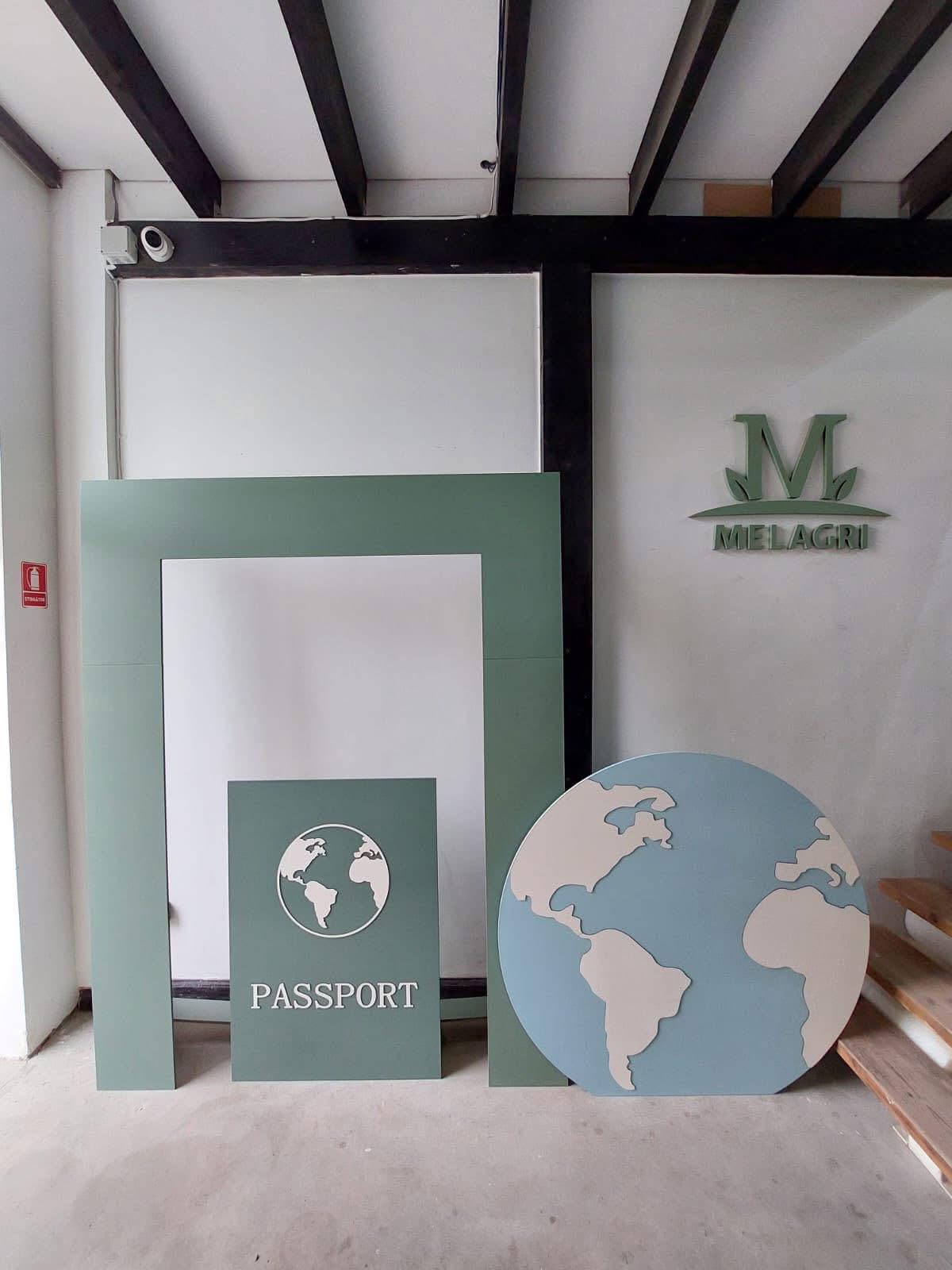 Ansamblu Pasaport+Globul Pamantesc