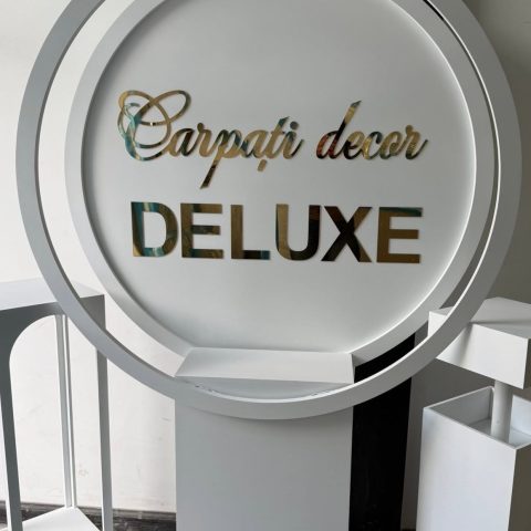 Suport cu sezut+cercuri paralele+logo